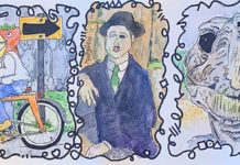 Mixed media master exhibited in Michigan