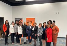 The Milestones winners stand together