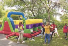 bounce house