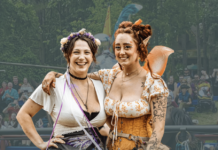 Two Michigan Renaissance festivalgoers