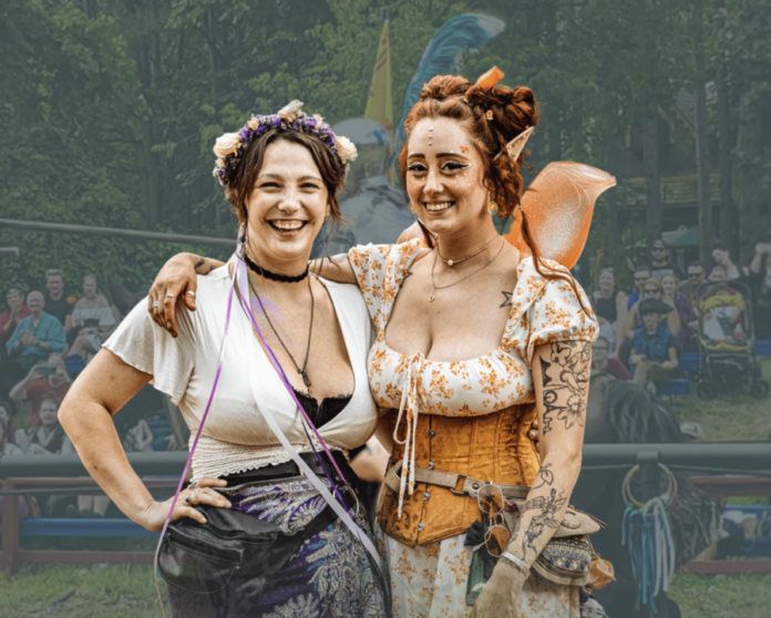 Two Michigan Renaissance festivalgoers