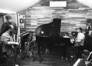 Men play instruments