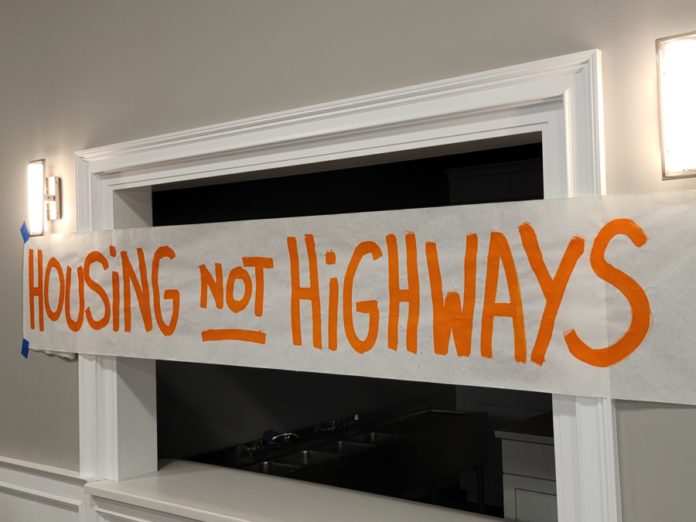Housing not highways