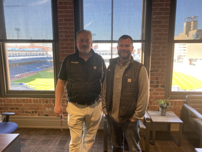 Partners Ryan Bristol and Nate Wilson, both Vice Presidents for National Retail Services out of New Jersey, at the helm of the Toledo office.