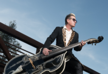 Lee Rocker and bass