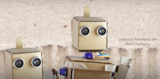 Robots made out of recycled materials