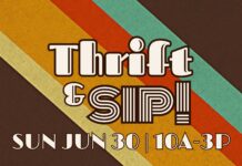 Maumee Bay Brewing Company’s Thrift and Sip Event thrift and sip flyer