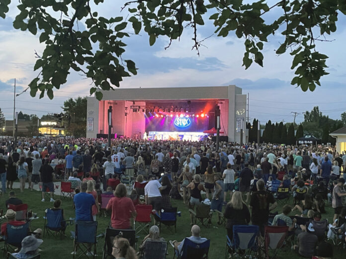 Centennial Terrace stage