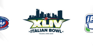 The 2025 Italian Bowl logo.