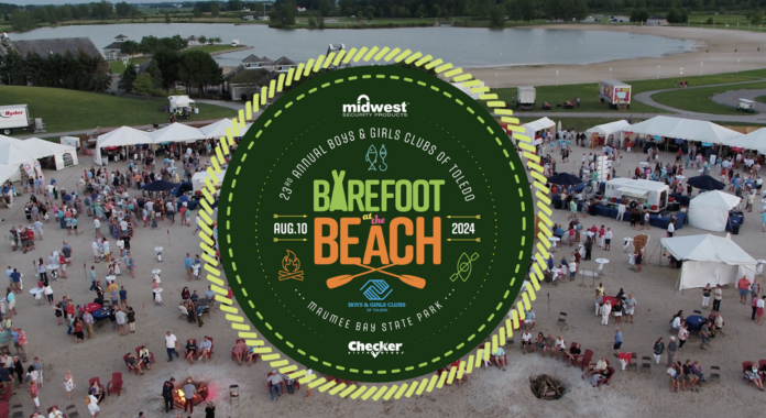 barefoot at the beach logo