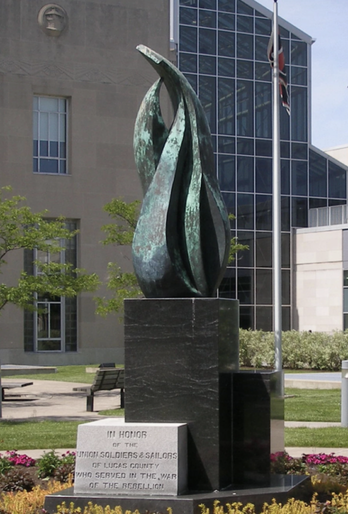 Eternal Flame sculpture