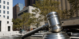 The Gavel outside the Supreme Court of the State of Ohio.
