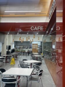 The SAME Cafe in the library.