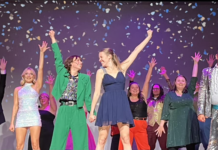 The cast of "The Prom" in the finale of the show.