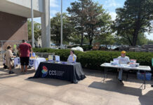 The Ability Center Holds “Toledo on Track” Transportation Rally at Government Center Organization's Tables at Toledo On Track event