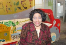 Doris Greer poses for a photo.