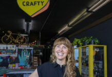 Jaci Riley smiles at Handmade Toledo in 2022.