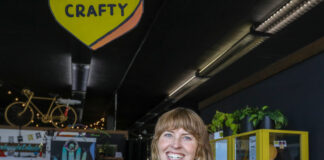 Jaci Riley smiles at Handmade Toledo in 2022.