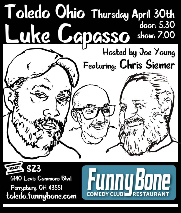 From Power Tools to Punchlines: Luke Capasso Comes to Toledo Funny Bone